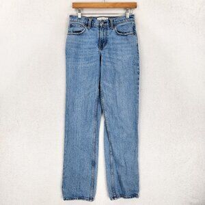 Abercrombie Fitch Jeans Womens 2 26 The Straight Mid Rise Curve Love Stretch